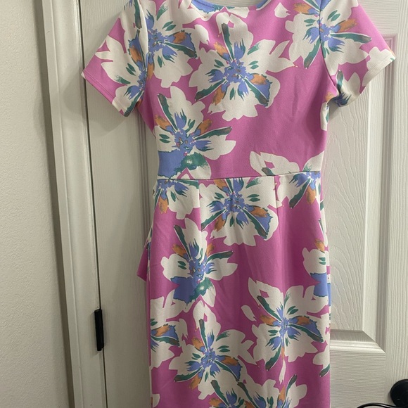 Pink Floral Dress - Picture 2 of 2